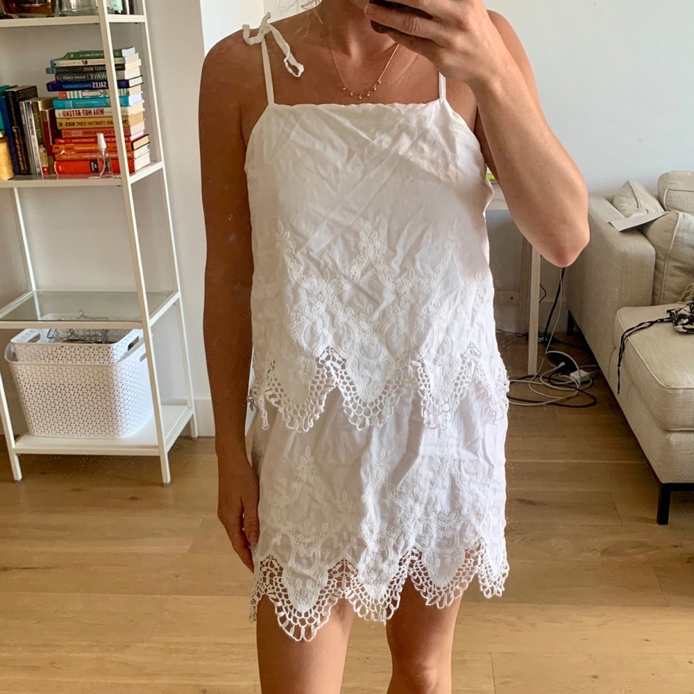White summer dress